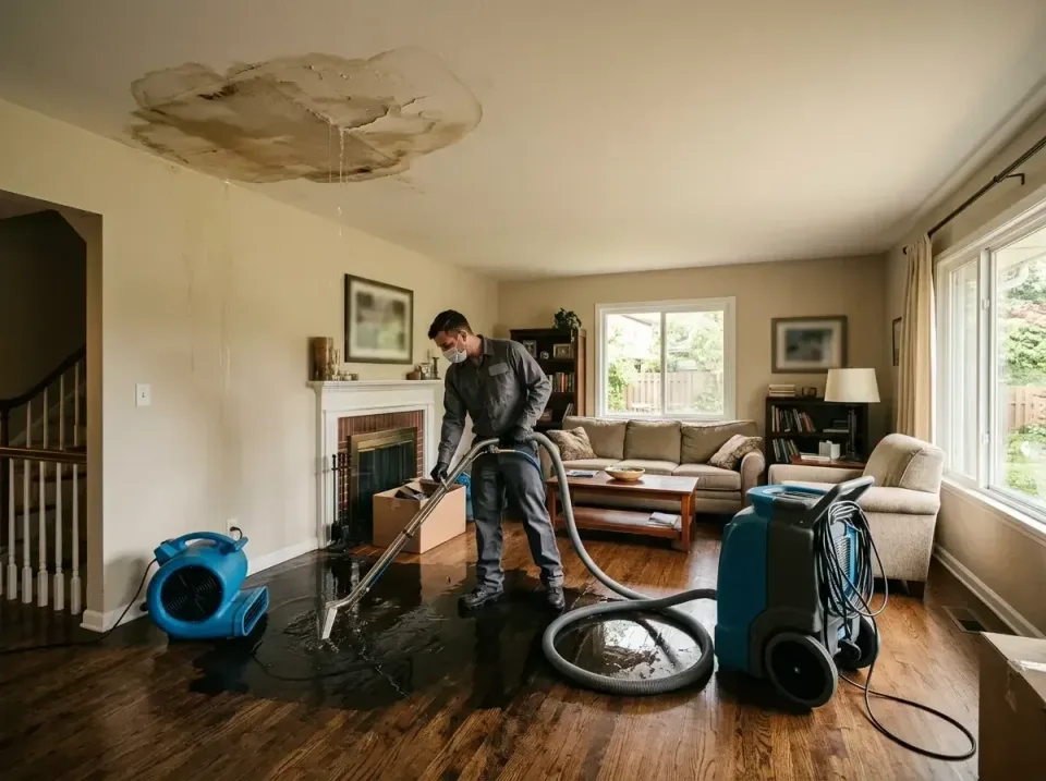 attic-pipe-burst-ceiling-drip-008 — frequently asked questions, Water Damage Restoration & Carpet Care in Yeadon, PA